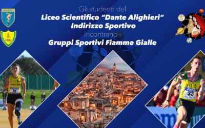 “Atleti si nasce, non si diventa”, al Liceo scientifico “Dante Alighieri” di Matera gli studenti dell’Indirizzo Sportivo incontrano gli atleti del Centro Sportivo della Guardia di Finanza