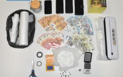 Due persone arrestate e una denunciata dalla Squadra Mobile della Questura di Matera: sequestrati quasi 180 gr di cocaina e 5 gr di hashish