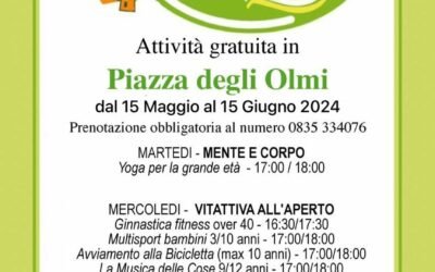 UISP Matera: al via fino al 15 giugno “Primavera Piazza degli Olmi”