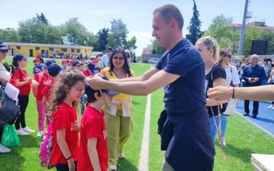 Ferrandina, Festa dello sport tra giochi ed emozioni al campo sportivo comunale. In campo circa 500 studenti dell’IC D’Onofrio per “Scuola Attiva kids & junior”