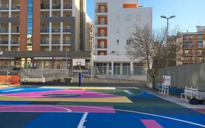 Matera, una nuova area giochi in piazza degli Olmi