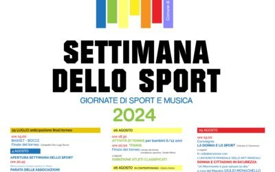 Ferrandina: Settimana dello Sport al via tra tornei, giochi di una volta, musica e inclusione