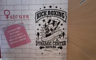 Matera, nella Dynamic Center del Maestro Tralli un muro con le frasi che le donne non sono più disposte a sentire