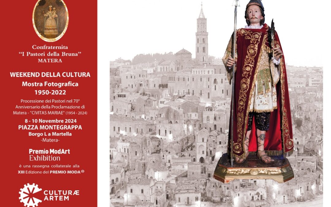 Premio Moda Città dei Sassi, nel borgo La Martella l’8 una mostra fotografica su “La Processione dei Pastori di Maria SS. della Bruna e il 10 presentazione del libro “S. Eustachio” del prof. Emanuele Calculli