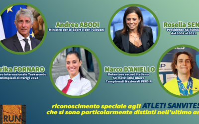 San Vito dei Normanni: Marco D’Aniello, detentore del record italiano nella categoria Juniores 50 metri stile libero ai campionati nazionali Fisdir, al “Galà dello sport 2024”