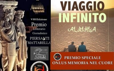 All’opera “Viaggio Infinito” di Antonio D’Errico il Premio Speciale Onlus Memoria nel Cuore 2024 dell’ VIII edizione del  Premio Piersanti Mattarella