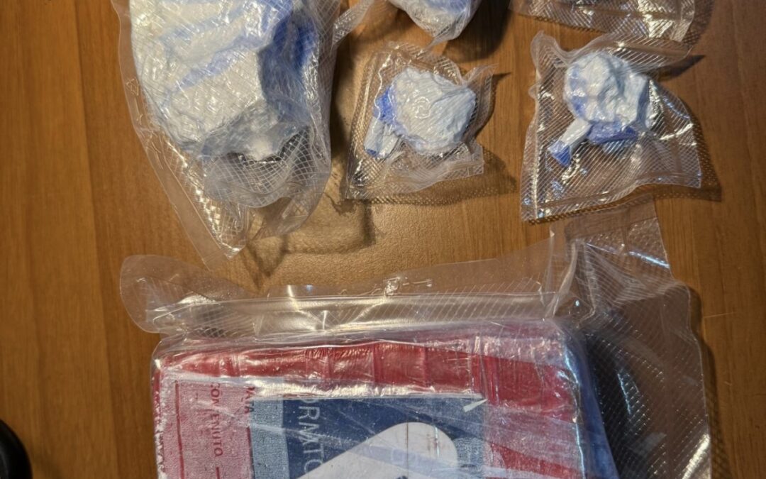 Sequestrati a Pisticci dalla Polizia di Stato 700 grammi di cocaina. Arrestato un uomo