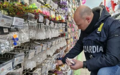 Potenza, Guardia di Finanza: sequestrati oltre 220.000 prodotti pericolosi in esercizi commerciali della provincia