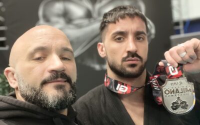 Domenico Colucci, dell’Accademia delle Arti Marziali e Sport da Combattimento di Potenza medaglia d’argento al prestigioso BJJ Milano Challenge