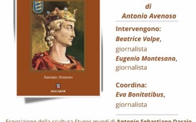 Lo scrittore Avenoso a Gocce d’Autore il 13 a Potenza con un romanzo su Federico II 