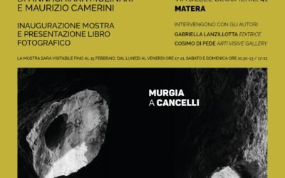Il 31 a Matera presso Arti Visive Gallery presentazione di “Murgia a cancelli”, il volume con testi di Maurizio Camerini e fotografie di Annachiara Molinari. Inaugurazione dell’omonima mostra con fotografie di Molinari tratte dal libro