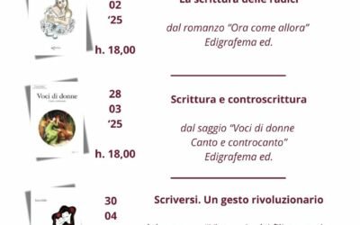 A Gocce d’Autore partono le “conversazioni sulla scrittura”