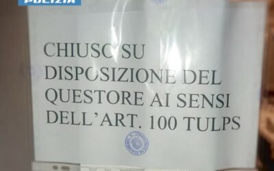 Il Questore di Matera sospende l’attività di un esercizio pubblico a Scanzano Jonico (MT) per 15 giorni, a seguito di una violenta lite scoppiata nel corso di una festa e culminata nell’accoltellamento di un partecipante