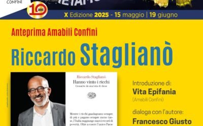 Amabili Confini: al via a Matera la decima edizione. Giovedì 8 maggio anteprima con il giornalista Riccardo Staglianò