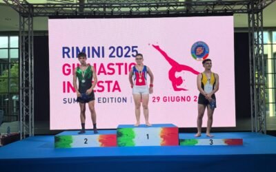 Ginnastica in Festa Summer Edition 2025, successo a Rimini per la Play Life Matera: secondo posto per Raffaele Sardone