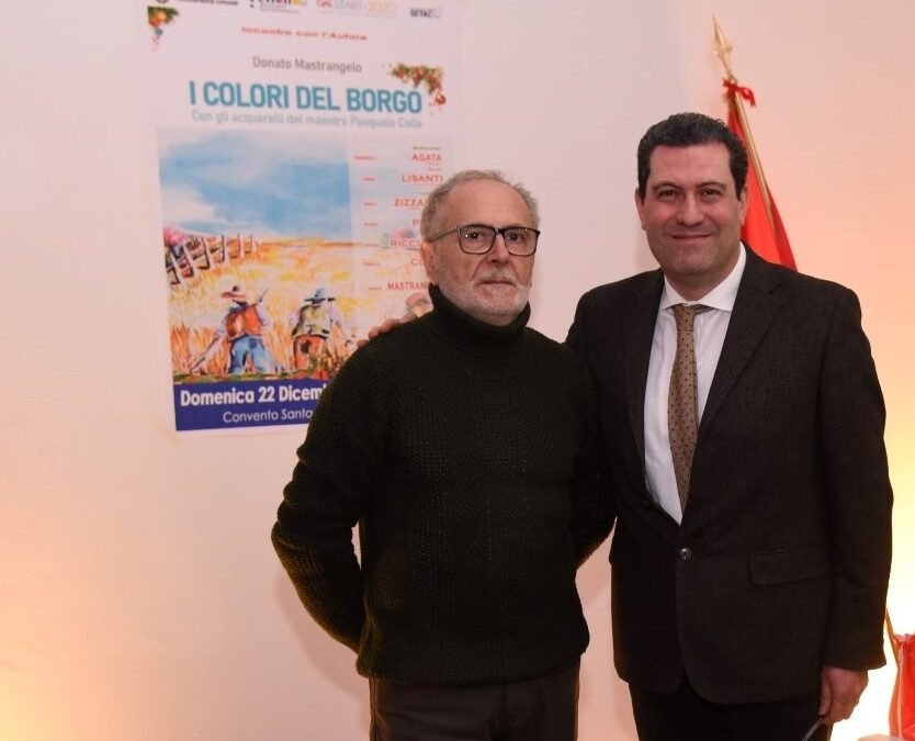 Il 31 a Pomarico presentazione del libro “I colori del borgo” di Donato Mastrangelo
