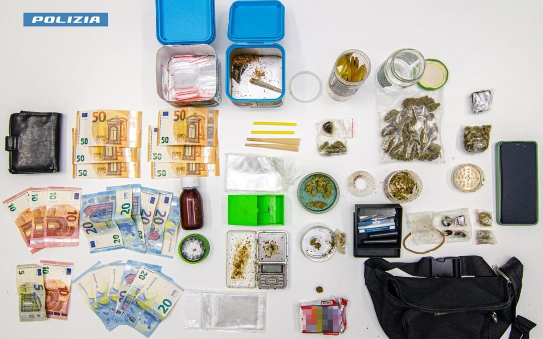 Matera: la Polizia di Stato arresta un 33enne per spaccio di droga. Sequestrati hashish, marijuana e metadone