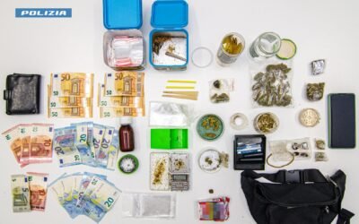 Matera: la Polizia di Stato arresta un 33enne per spaccio di droga. Sequestrati hashish, marijuana e metadone