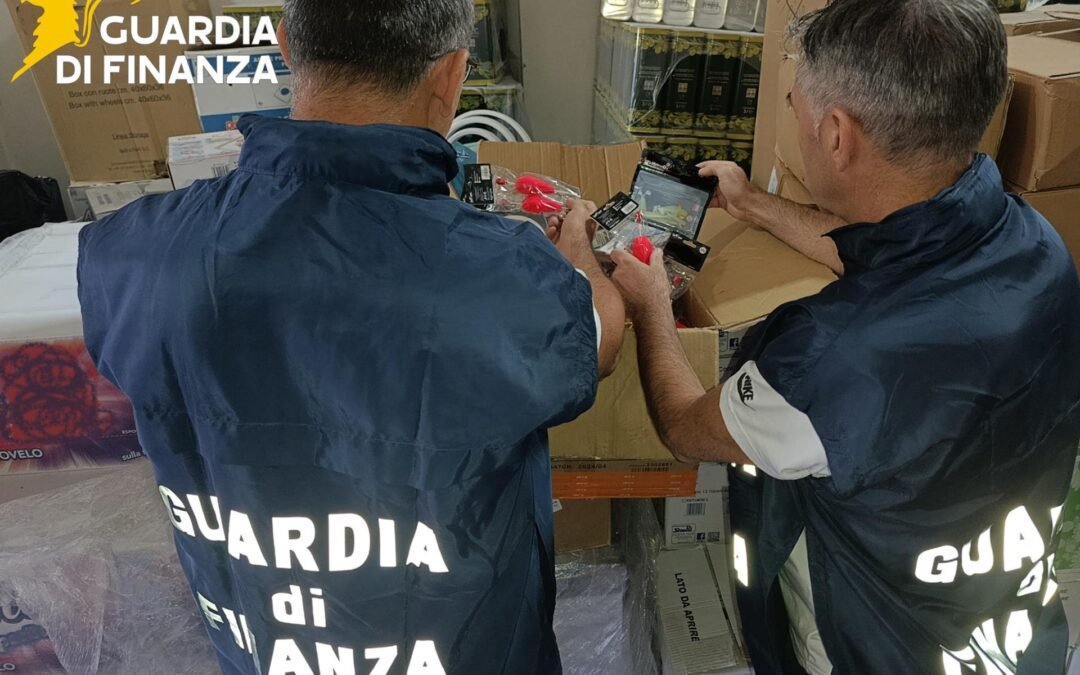 Sequestrati a Matera dalla Guardia di Finanza oltre 10.000 prodotti non conformi agli standard di sicurezza