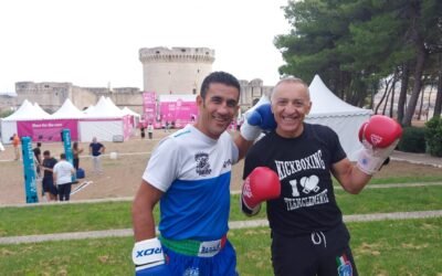 Matera, nel Villaggio della Salute della Komen allenamenti e dimostrazioni di Kickboxing con la Dynamic Center del Maestro Biagio Tralli