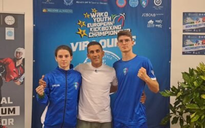Campionati Europei WAKO Juniores di Kickboxing, i complimenti del Maestro Tralli a due atleti di punta della Dynamic Center di Matera: Gabriel Bozza e Antonella Venneri