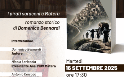 Mistero, mito e storia del nuovo romanzo di Domenico Bennardi “Il tesoro di Zayd”. Presentazione a Matera il 16 settembre