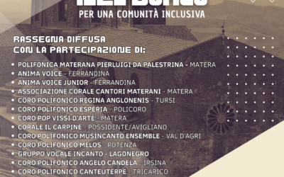 Il 28 settembre a Ferrandina “Cori nel Borgo – per una comunità inclusiva”