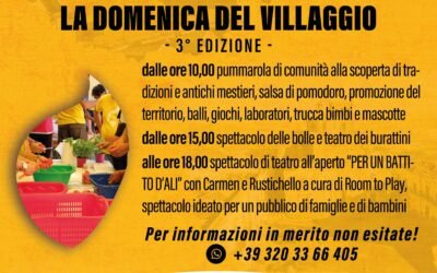 A Ferrandina la terza edizione de “La Domenica del Villaggio”: una giornata di festa, inclusione e tradizioni
