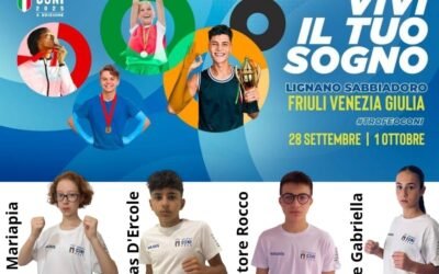 Kickboxing: al Trofeo Coni di Lignano Sabbiadoro gli atleti Teta, Nobile, D’Ercole e Locantore della Federkombat Basilicata