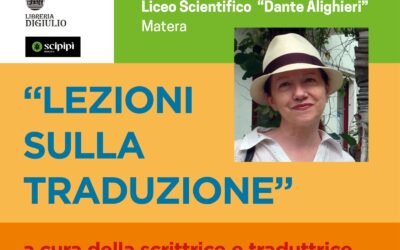 La traduttrice Franca Cavagnoli incontra gli studenti di alcune scuole superiori di Matera, dal 28 al 31 ottobre