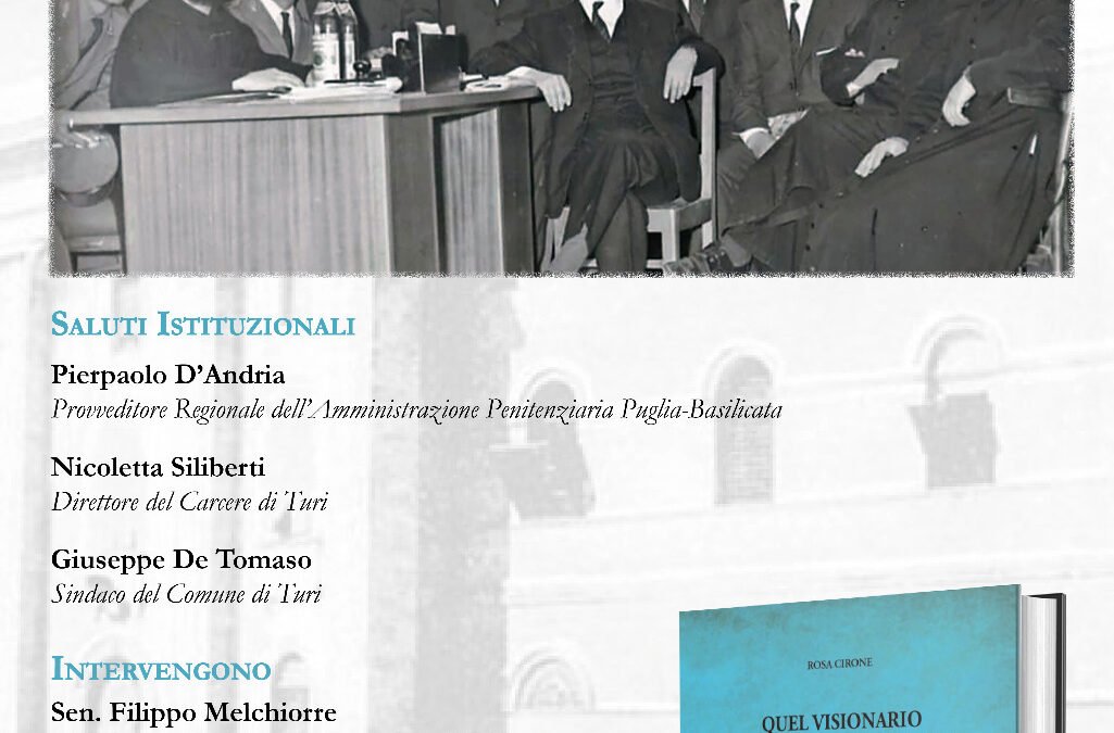 “Quel visionaro di Eugenio Perucatti”, presentazione del libro il 3 a Turi