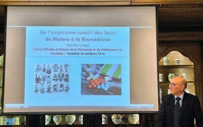 Dall’empirismo curativo dei Sassi di Matera alla biomedicina: conferenza del farmacista materano Nunzio Longo nella Facoltà di Farmacia di Bruxelles