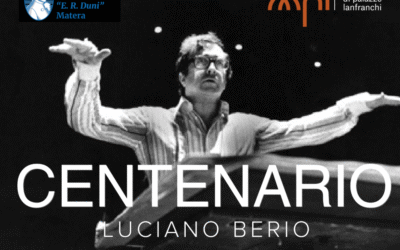 Centesimo anniversario della nascita di Luciano Berio, il 21 concerto-evento del Conservatorio “Egidio Romualdo Duni” di Matera a Palazzo Lanfranchi