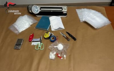Scanzano Jonico, presunto spacciatore arrestato dai Carabinieri