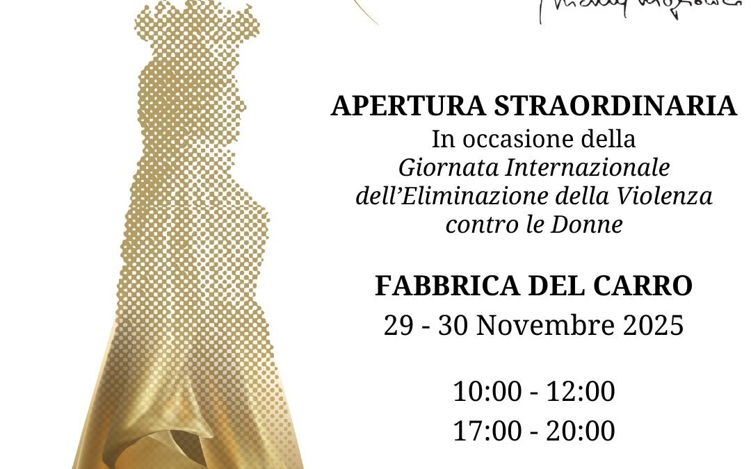 Aertura straordinaria della mostra Amicta in occasione della Giornata internazionale per l’eliminazione della violenza contro le donne