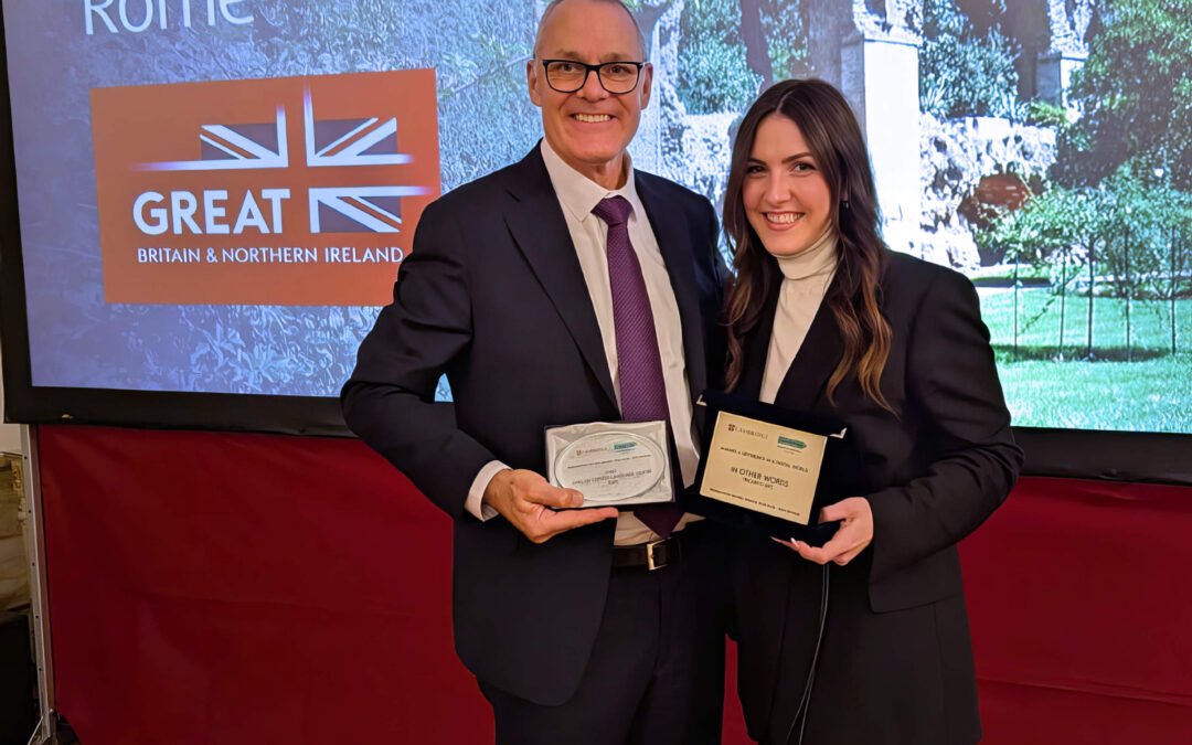 Il Centro linguistico “In Other Words” di Tricarico vince la categoria “Making a Difference in a Digital World”, per il segmento scuole private, ai “Preparation Centres Awards” della Cambridge University Press & Assessment