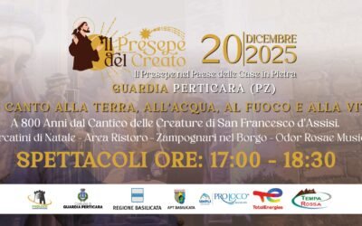 “Tra Terra, Acqua, Fuoco e Vita: il Natale francescano nel borgo di pietra”: il 20 dicembre a Guardia Perticara torna uno degli appuntamenti più attesi del Natale lucano