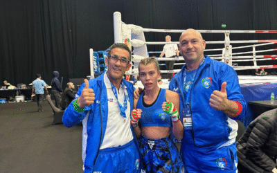 Kickboxing: al Mondiale il Direttore Tecnico della Nazionale Biagio Tralli accanto a Miriana Greco, allenata dal Maestro Laterza, sognando la finale