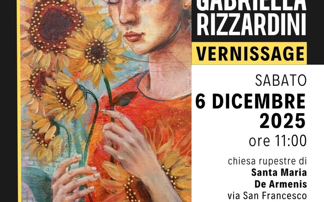 A Matera “Fiorisci”: la mostra di Gabriella Rizzardini presentata dalla Fondazione Francesca Divella