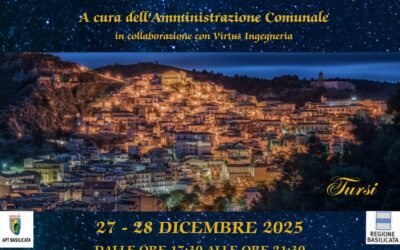 Tursi, il Rione Rabatana si trasforma in Presepe Vivente: il 27 e 28 dicembre