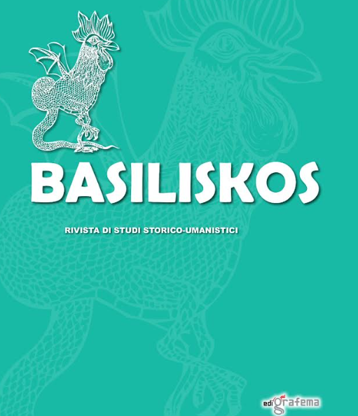 Basiliskos, in libreria il nuovo numero della rivista. Presentazione a Potenza il 18 dicembre nella Biblioteca Centrale UniBas