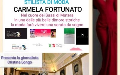 Moda, arte e identità lucana: il 13 dicembre la grande sfilata di Carmela Fortunato a Palazzo Bernardini