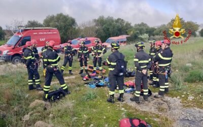 Matera, Vigili del Fuoco: concluso l’addestramento specialistico SAF sulla Murgia Timone