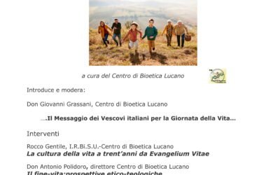 “Prima i bambini”, incontro delle Diocesi di Matera-Irsina e di Tricarico a Garaguso Scalo per la 48ª Giornata nazionale per la vita