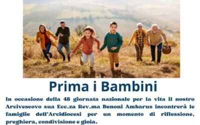 «Camminiamo insieme»: l’Arcivescovo Ambarus scrive alle famiglie nella Giornata per la Vita