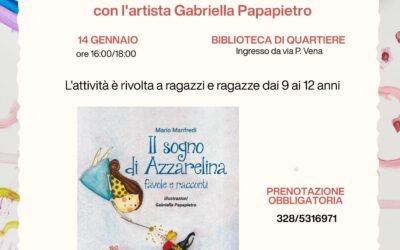 Matera, Biblioteca di Quartiere Lanera: il 14 presentazione del libro favole e racconti del compianto Mario Manfredi, “Il sogno di Azzarellina”