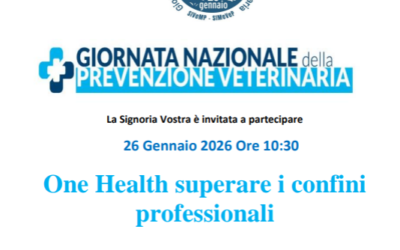 Giornata Nazionale della Prevenzione Veterinaria: il 26 gennaio a Matera un incontro sul tema