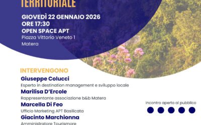 Turismo: fare rete per migliorare l’accoglienza e valorizzare le professionalità. Il 22 seconda tavola rotonda promossa dall’agenzia Martulli Viaggi in collaborazione con APT Basilicata