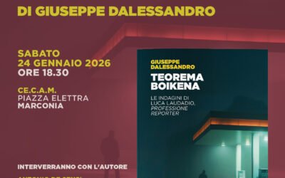 Sabato 24 gennaio a Marconia una nuova presentazione per il libro di Giuseppe Dalessandro “Teorema Boikena”