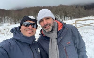 Checco Zalone tra la neve e il buon cibo di Rotonda